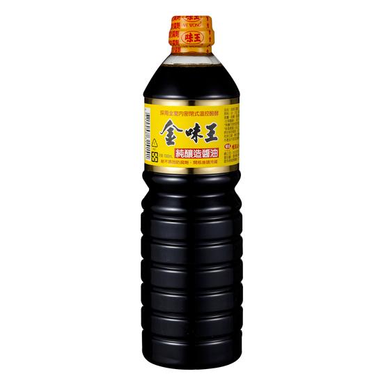 金味王純釀造醬油(PET瓶裝) 1000ml