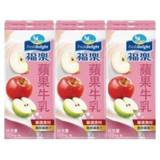 福樂蘋果牛乳 200mlx6包