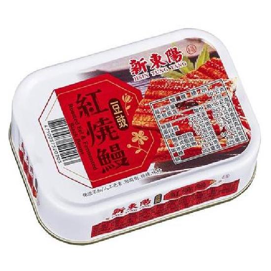 新東陽豆鼓紅燒鰻(易開罐) 內容量100g固形量80g