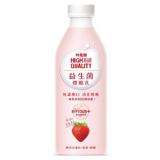 林鳳營益生菌優酪乳-草莓 880ml