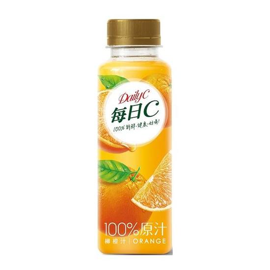 每日C100%柳橙汁 310ml