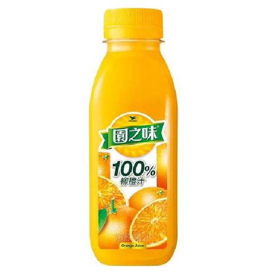 統一園之味100%柳橙汁 400ml
