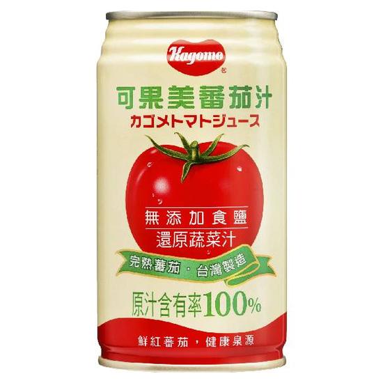 可果美100%蕃茄汁(無鹽) 340ml*4入