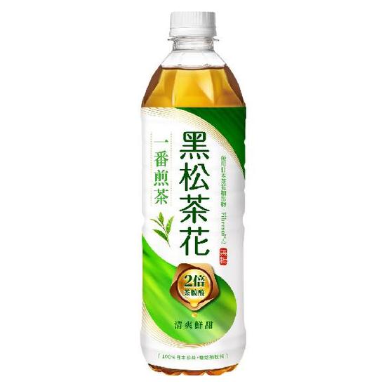黑松茶花一番煎茶(無糖) 580ml