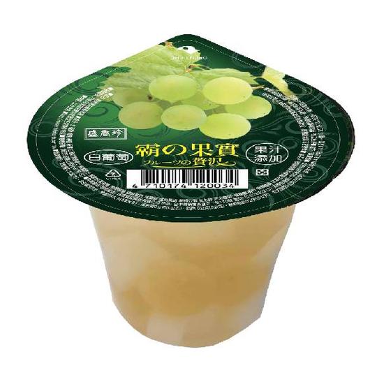 盛香珍霸果實白葡萄果凍 300g
