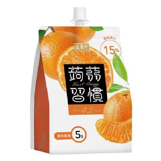 盛香珍蒟蒻習慣-蜜柑蒟蒻 180g