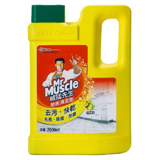威猛先生愛地潔地板清潔劑-清新檸檬 2L