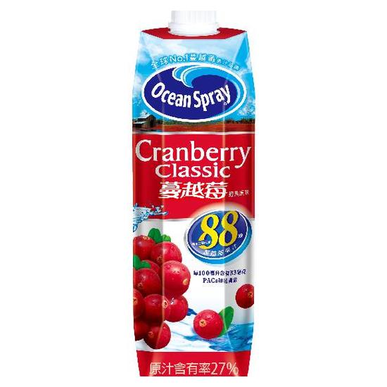 優鮮沛蔓越莓綜合果汁飲料-經典原味 1000ml