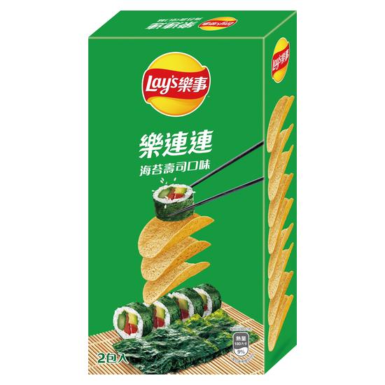 Lay's樂事經濟盒海苔壽司口味洋芋片 166g