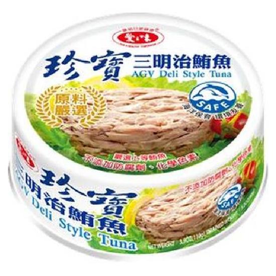 愛之味珍寶三明治鮪魚(易開罐) 內容110g 固形90gx3入
