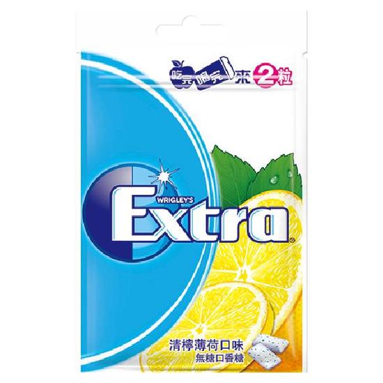 Extra潔淨無糖口香糖-清檸薄荷26粒 36.4g