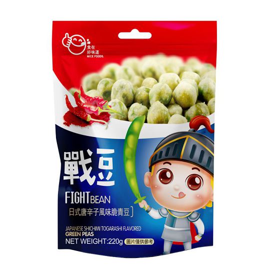 戰豆-日式唐辛子風味脆青豆 220g