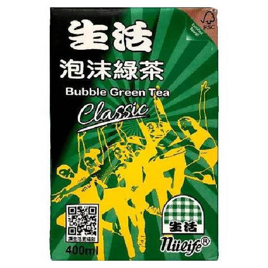 生活泡沫綠茶 400ml*6入