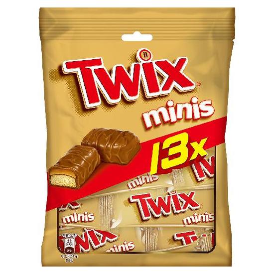 TWIX特趣迷你焦糖夾心巧克力 130g