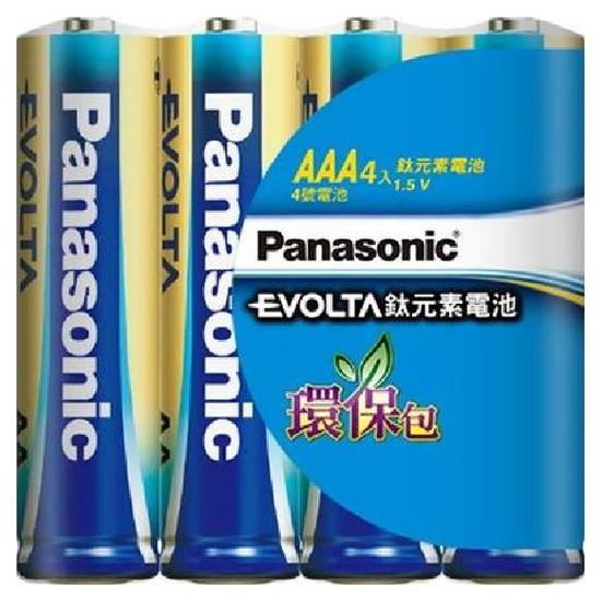 Panasonic鈦元素電池環保包4號AAA 4入
