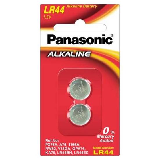 Panasonic鈕扣型鹼性電池 LR44 2入