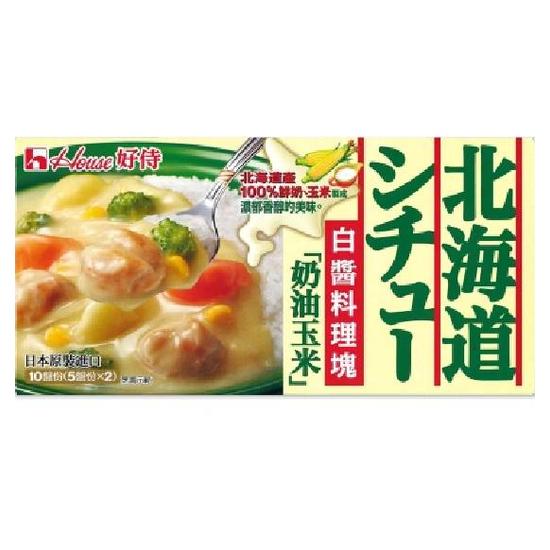 HOUSE好侍北海道白醬料理塊-奶油玉米 180g