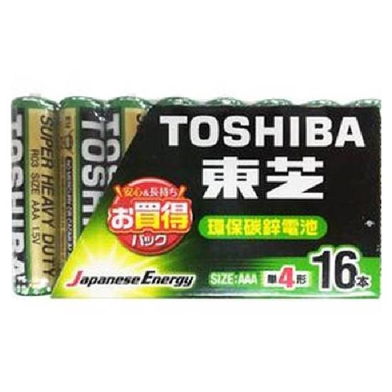TOSHIBA東芝環保碳鋅電池AAA4號 16入 16入