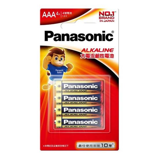 Panasonic大電流鹼性電池4號 4入