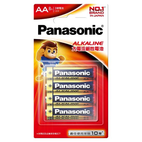 Panasonic鹼性電池-AA3號 8入