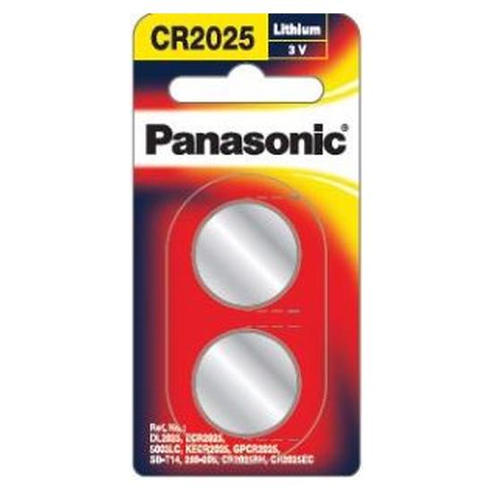 Panasonic鋰鈕扣電池 CR2025 2入