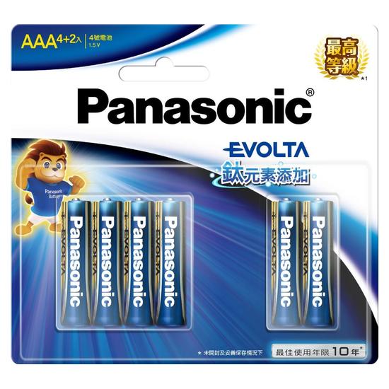 Panasonic鈦元素電池4號 4+2入