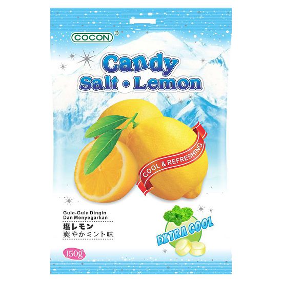 可康海鹽薄荷檸檬糖 150g